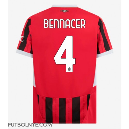 Camiseta AC Milan Ismael Bennacer #4 Primera Equipación 2024-25 manga corta